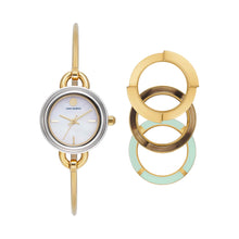 Load image into Gallery viewer, Tory Burch The Miller Gold Tone Analogue Watch TBW6019SET
