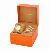 Load image into Gallery viewer, Tory Burch The Kira Gold Tone Analogue Watch TBW6020SET
