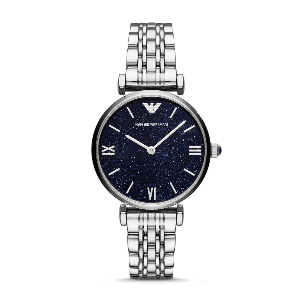 Emporio Armani Women's Two-Hand Stainless Steel Watch AR11091