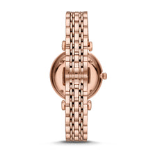 Load image into Gallery viewer, Emporio Armani Women&#39;s Two-Hand Rose Gold-Tone Stainless Steel Watch AR11244
