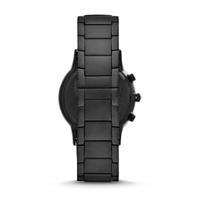 Load image into Gallery viewer, Emporio Armani Chronograph Black Stainless Steel Watch AR11275
