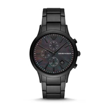 Load image into Gallery viewer, Emporio Armani Chronograph Black Stainless Steel Watch AR11275
