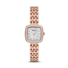 Load image into Gallery viewer, Emporio Armani Two-Hand Rose Gold Stainless Steel Watch AR11496
