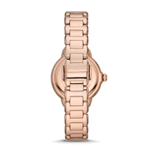 Load image into Gallery viewer, Emporio Armani Three-Hand Rose Gold-Tone Stainless Steel Watch AR11523
