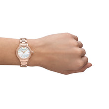 Load image into Gallery viewer, Emporio Armani Three-Hand Rose Gold-Tone Stainless Steel Watch AR11523
