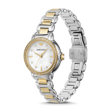 Load image into Gallery viewer, Emporio Armani Three-Hand Two-Tone Stainless Steel Watch AR11524
