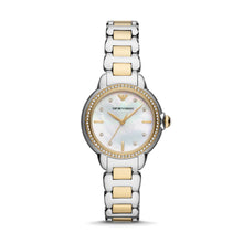 Load image into Gallery viewer, Emporio Armani Three-Hand Two-Tone Stainless Steel Watch AR11524
