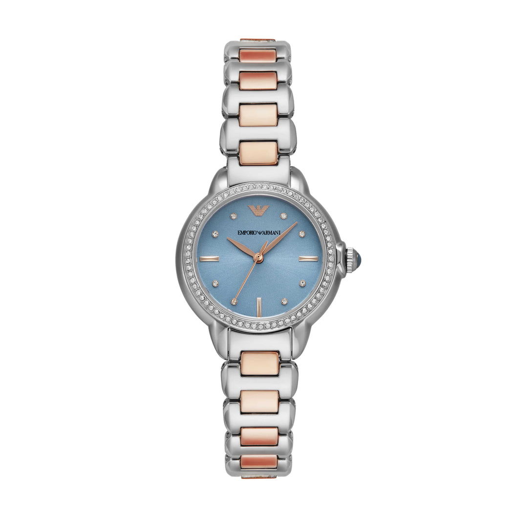 Emporio Armani Three-Hand Two-Tone Stainless Steel Watch AR11597