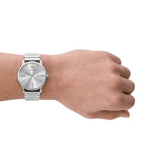 Load image into Gallery viewer, Emporio Armani Three-Hand Date Stainless Steel Watch AR11599
