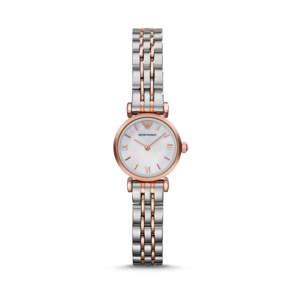 Emporio Armani Women's Two-Hand Two-Tone Stainless Steel Watch AR1764