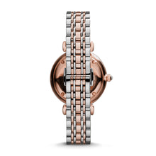 Load image into Gallery viewer, Emporio Armani Women&#39;s Two-Hand Two-Tone Stainless Steel Watch AR1840
