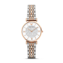 Load image into Gallery viewer, Emporio Armani Women&#39;s Two-Hand Two-Tone Stainless Steel Watch AR1926
