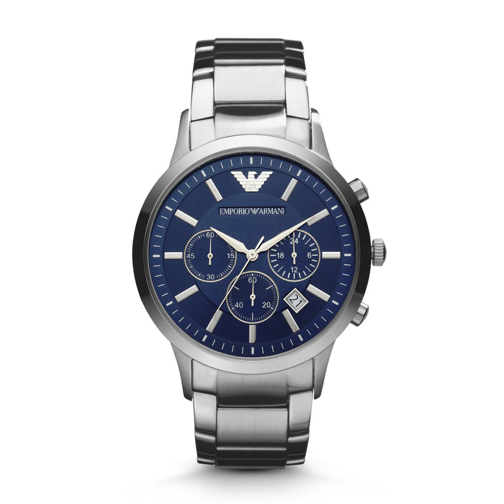 Emporio Armani Men's Two-Hand Stainless Steel Watch AR2448