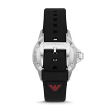 Load image into Gallery viewer, Automatic Black Silicone Watch AR60070
