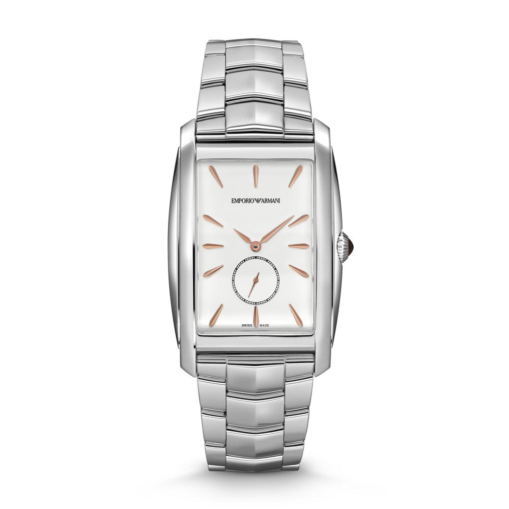 Emporio Armani Swiss Three-Hand Stainless Steel Watch ARS8354