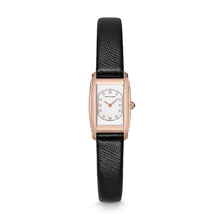 Load image into Gallery viewer, Emporio Armani Swiss Two-Hand Black Leather Watch ARS8401
