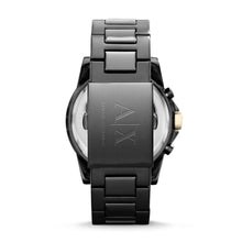 Load image into Gallery viewer, Armani Exchange Chronograph Black Stainless Steel Watch AX2094
