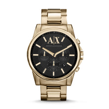 Load image into Gallery viewer, Armani Exchange Chronograph Gold-Tone Stainless Steel Watch AX2095
