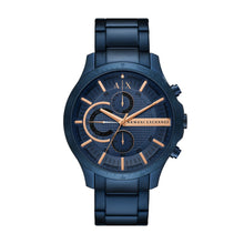 Load image into Gallery viewer, Armani Exchange Chronograph Blue Stainless Steel Watch AX2430
