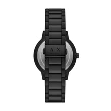 Load image into Gallery viewer, Armani Exchange Three-Hand Black Stainless Steel Watch AX2736

