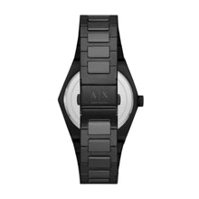 Load image into Gallery viewer, Armani Exchange Three-Hand Date Black Stainless Steel Watch AX2812
