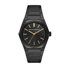 Load image into Gallery viewer, Armani Exchange Three-Hand Date Black Stainless Steel Watch AX2812
