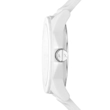 Load image into Gallery viewer, Armani Exchange Three-Hand White Silicone Watch AX4372
