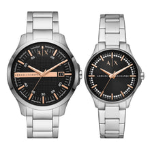 Load image into Gallery viewer, Armani Exchange Three-Hand Date and Three-Hand Stainless Steel Watch Gift Set AX7132SET
