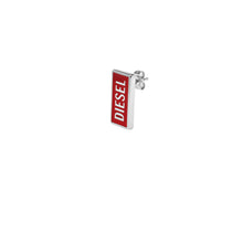 Load image into Gallery viewer, Diesel Stainless Steel Logo Stud Earrings DX1367040
