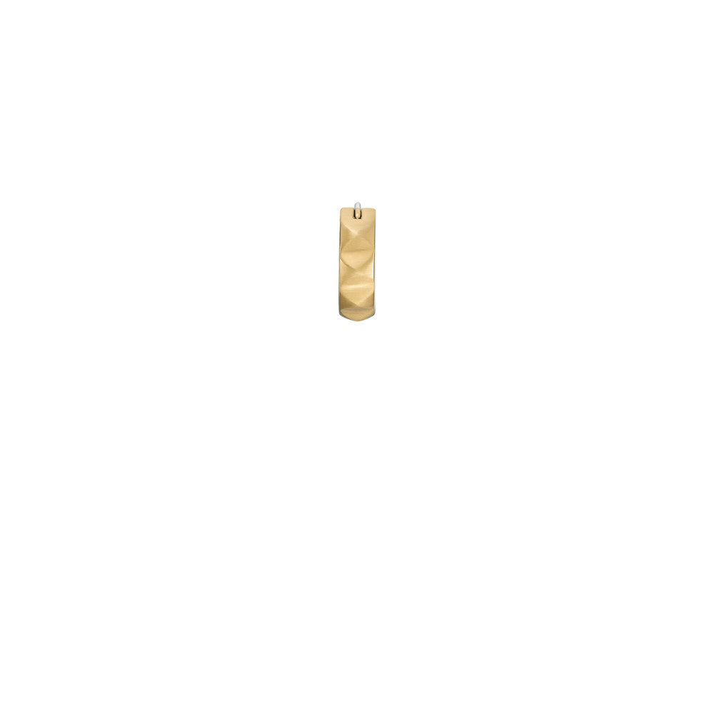 Diesel Gold-Tone Stainless Steel Hoop Earring DX1417710
