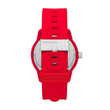 Load image into Gallery viewer, Diesel Armbar Three-Hand Red Silicone Watch and Bracelet Set DZ1979SET
