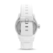 Load image into Gallery viewer, Diesel Double Up Three-Hand White Silicone Watch DZ1981
