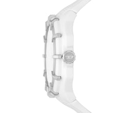 Load image into Gallery viewer, Diesel Framed Three-Hand White Silicone Watch DZ1988
