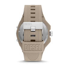 Load image into Gallery viewer, Diesel Framed Three-Hand Brown Silicone Watch DZ1990
