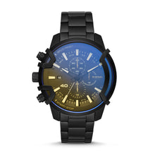 Load image into Gallery viewer, Diesel Griffed Chronograph Black Stainless Steel Watch DZ4529
