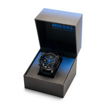 Load image into Gallery viewer, Diesel Griffed Chronograph Matte Black Nylon Watch DZ4553
