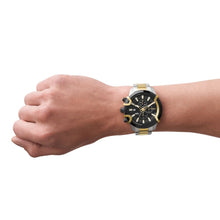 Load image into Gallery viewer, Diesel Griffed Chronograph Two-Tone Stainless Steel Watch DZ4577
