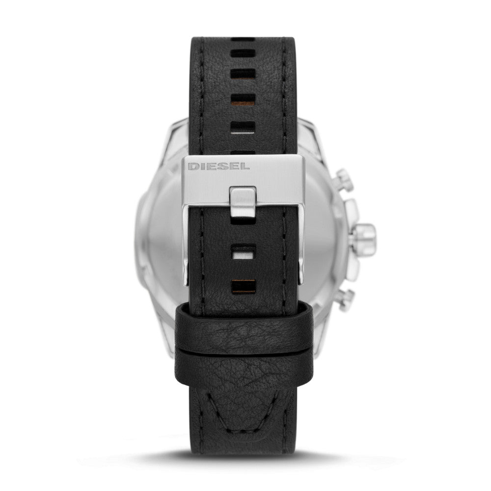 Diesel Baby Chief Chronograph Black Leather Watch DZ4592 – Watch
