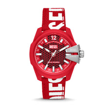 Load image into Gallery viewer, Diesel Baby Chief Three-Hand Solar-Powered Red rPET Watch DZ4619
