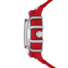 Load image into Gallery viewer, Diesel Griffed Three-Hand Solar-Powered Red rPET Watch DZ4620
