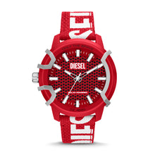 Load image into Gallery viewer, Diesel Griffed Three-Hand Solar-Powered Red rPET Watch DZ4620
