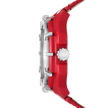 Load image into Gallery viewer, Diesel Framed Three-Hand Solar-Powered Red rPET Watch DZ4621
