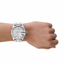 Load image into Gallery viewer, Diesel Mega Chief Chronograph White and Stainless Steel Watch DZ4660
