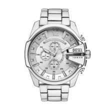 Load image into Gallery viewer, Diesel Mega Chief Chronograph White and Stainless Steel Watch DZ4660
