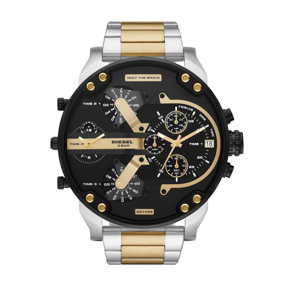 Diesel Mr. Daddy 2.0 Chronograph Two-Tone Stainless Steel Watch DZ7459