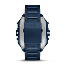Load image into Gallery viewer, Diesel Clasher Digital Blue-Tone Stainless Steel Watch DZ7464
