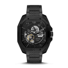 Load image into Gallery viewer, Diesel Flayed Automatic Three-Hand Black-Tone Stainless Steel Watch DZ7472
