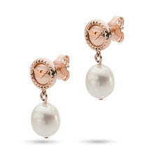Load image into Gallery viewer, Emporio Armani Rose Gold-Tone Sterling Silver Drop Earrings EG3432221
