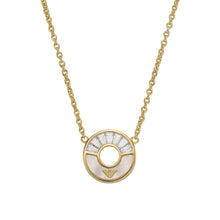 Load image into Gallery viewer, Emporio Armani White Mother of Pearl Pendant Necklace EG3557710
