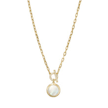 Load image into Gallery viewer, Emporio Armani White Mother of Pearl Pendant Necklace EG3563710
